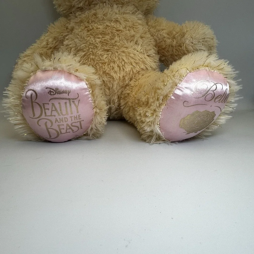 Build A Bear‎ Disney Beauty and The Beast Belle Plush 16 Inch 2017 Metallic Fur